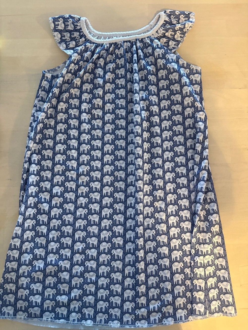 Roller Rabbit Elephant Nightgown in Blue
